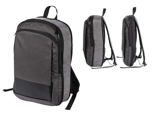 Расширяющийся рюкзак Slimbag для ноутбука 15,6", серый