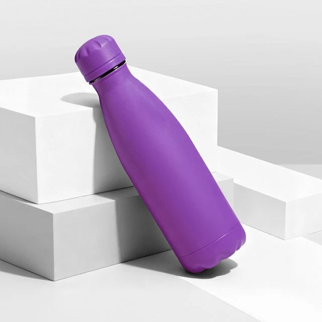Вакуумная термобутылка "Vacuum bottle C1", soft touch, 500 мл, фиолетовый