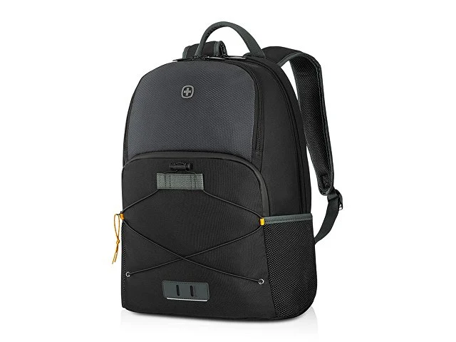 Рюкзак WENGER Trayl 15.6", чёрный, переработанный ПЭТ, 34 x 20 x 45 см, 22 л.
