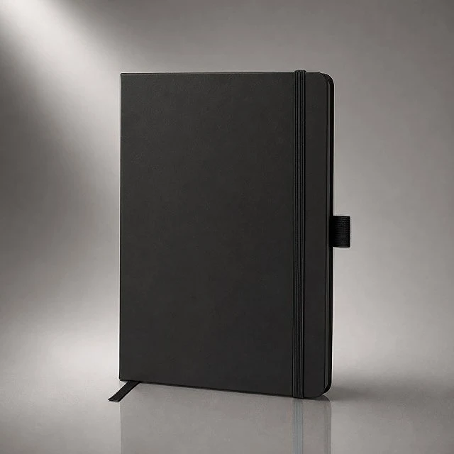 Блокнот "ColorNote Black", твердая обложка A5, 80 листов, черный