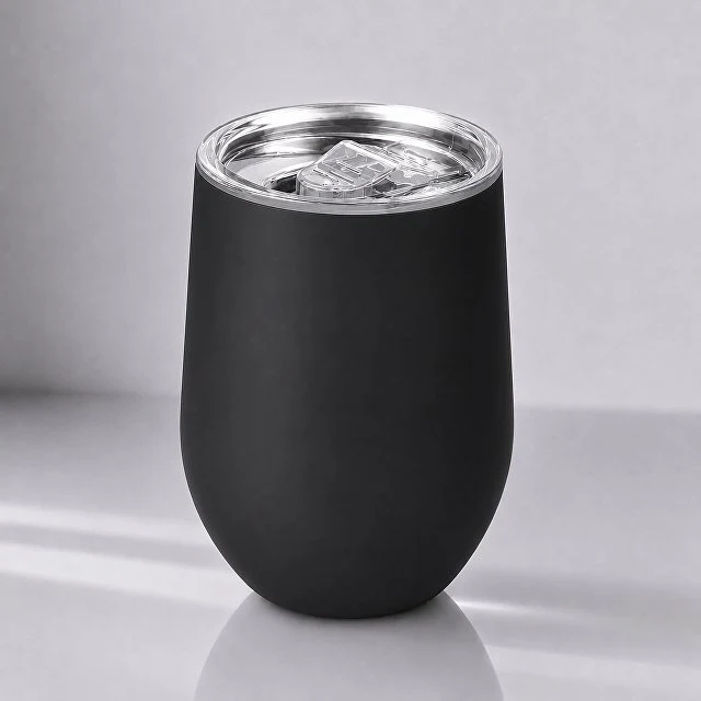 Термокружка "Vacuum mug C1", soft touch, 370мл, черный