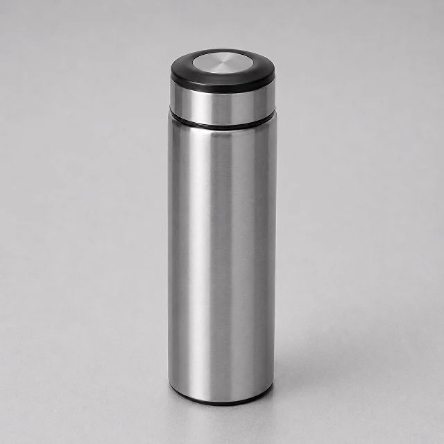 Термос «Confident Metallic» 420мл, серебристый