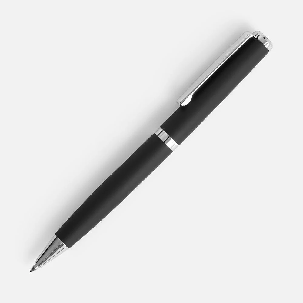 Ручка шариковая Inkish Chrome в футляре, черная