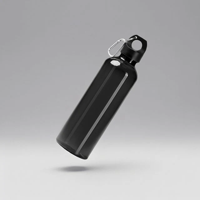 Бутылка из пластика FLANKER, черный