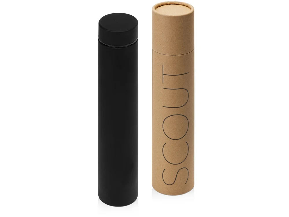 Вакуумный термос «Scout», soft-touch, 235 мл, тубус