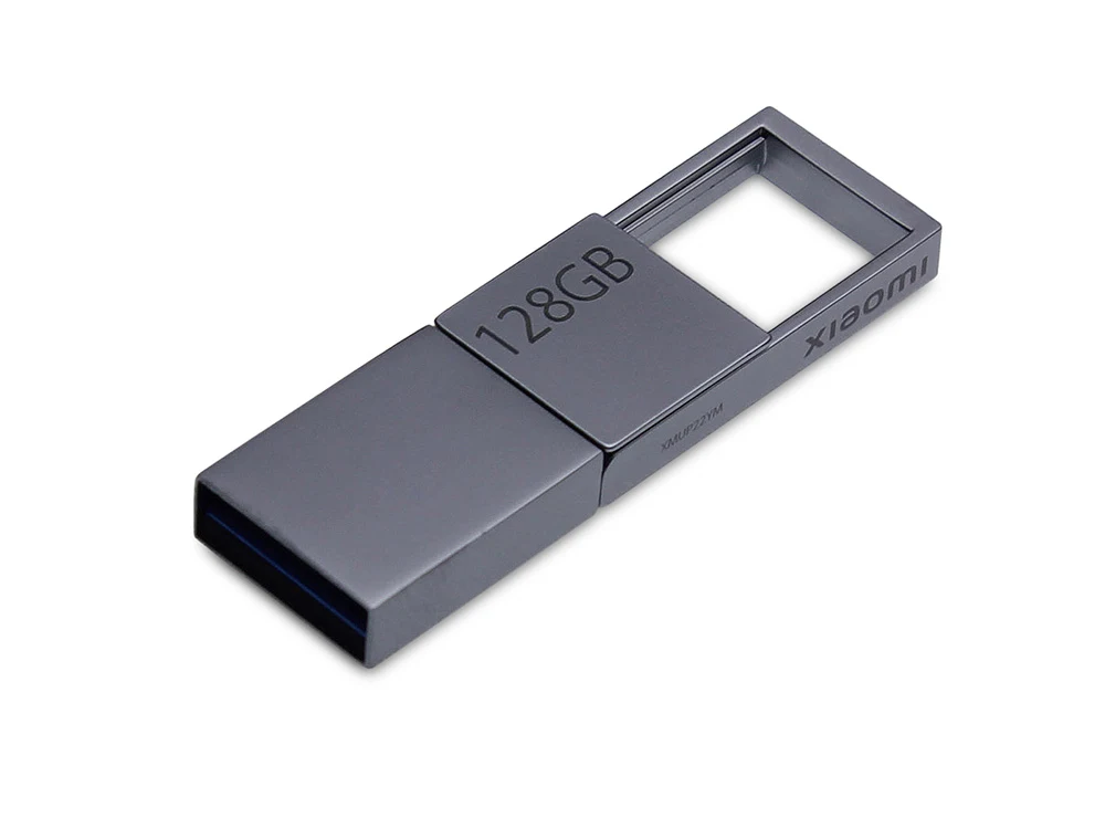 USB 3.0-флешка на 128 Гб с разъемами USB-A и Type-C, серебристый