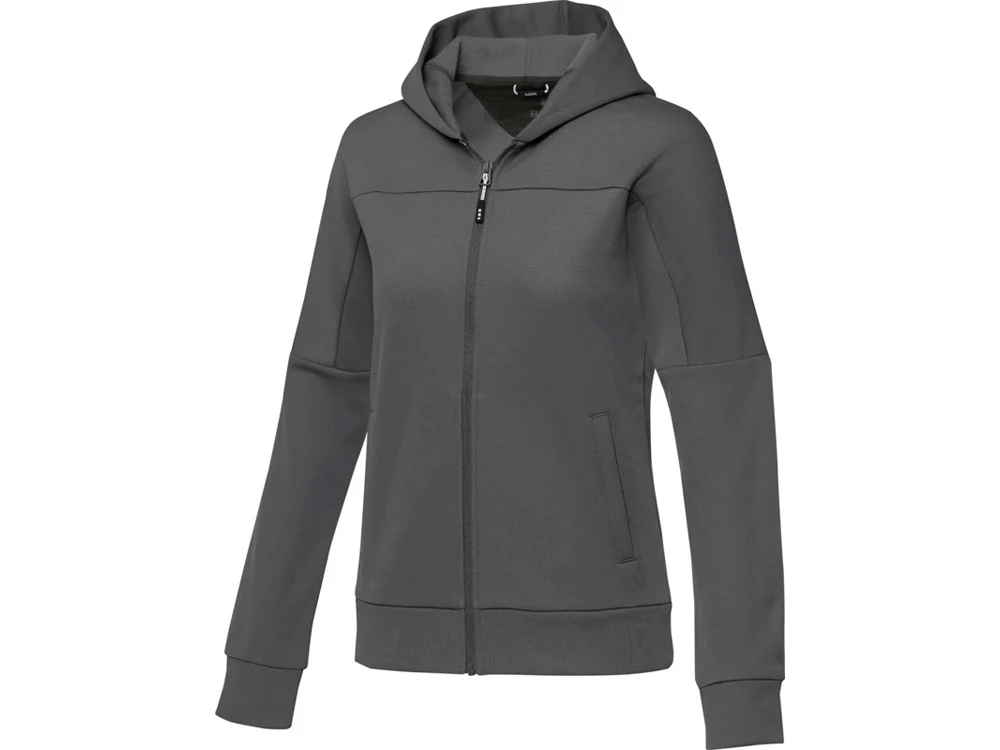 Женская спортивная трикотажная куртка Nubia на молнии, storm grey, серый