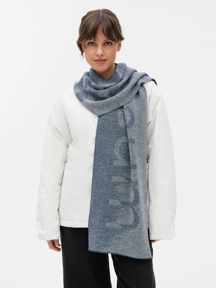 Шарф Denim XL на заказ, полушерсть