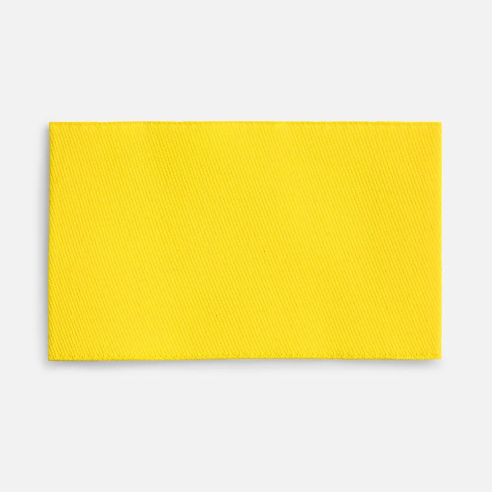 Лейбл тканевый Epsilon, M, желтый