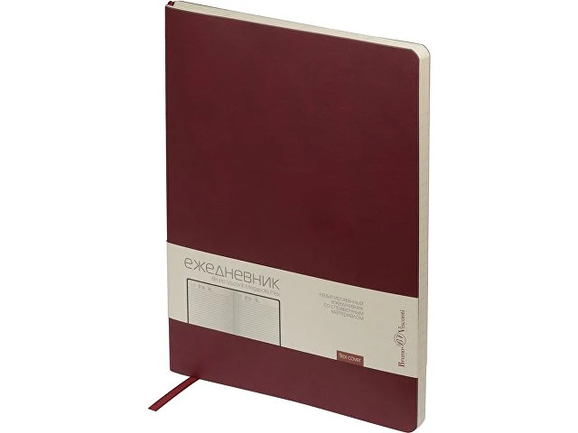 Ежедневник недатированный B5 "Megapolis Flex" (бордовый)